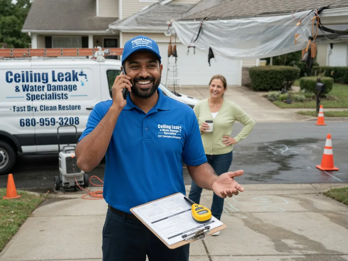 Ceiling Leak Cleanup Dennison, OH FAQs